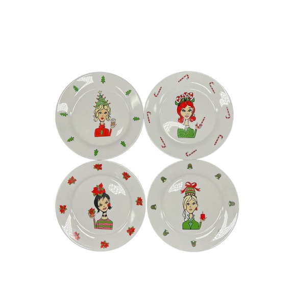 Unknown Dining Adorable Girlfriends Holiday Christmas Dessert